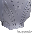 Distributore per rotoli di carta igienica di max 19 cm di Gedy - Antracite