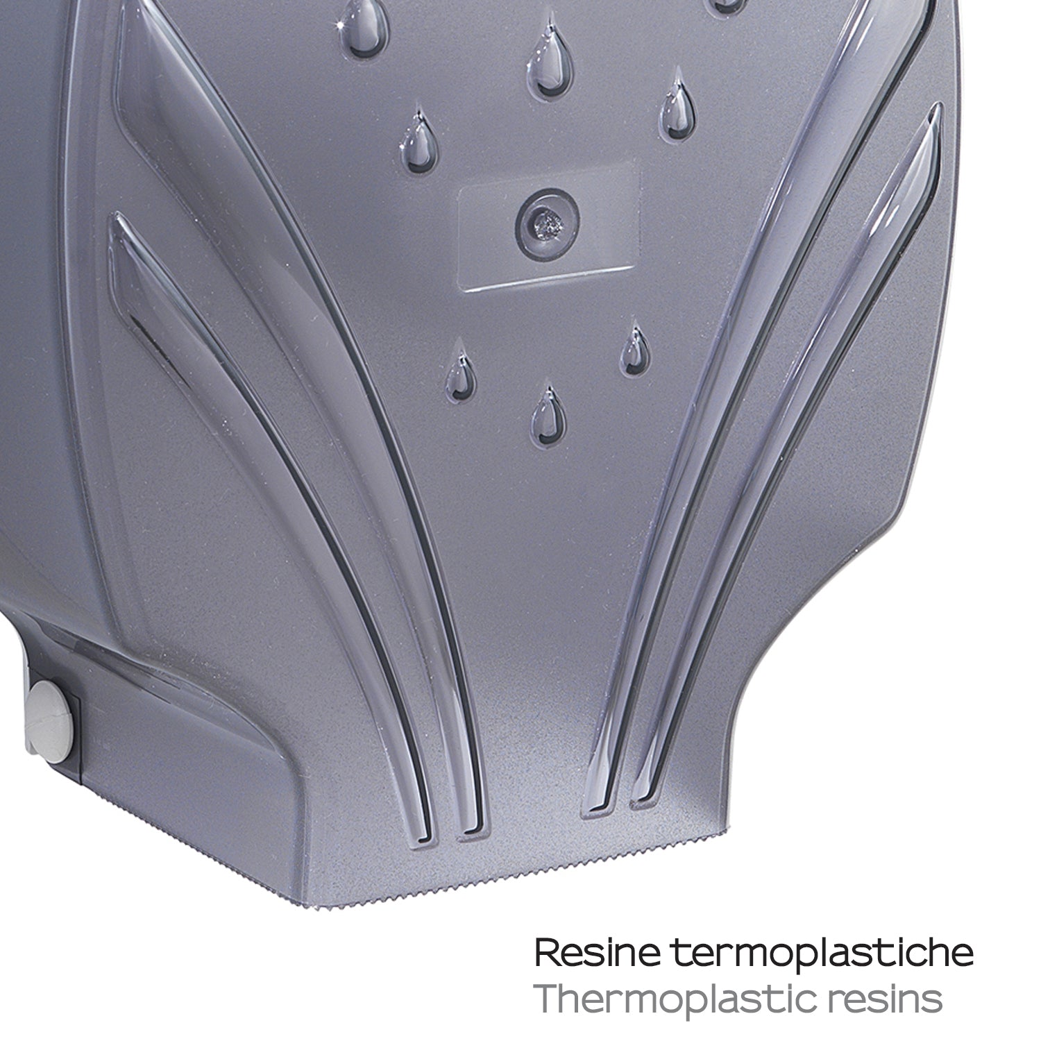 Distributore per rotoli di carta igienica di max 19 cm di Gedy - Antracite