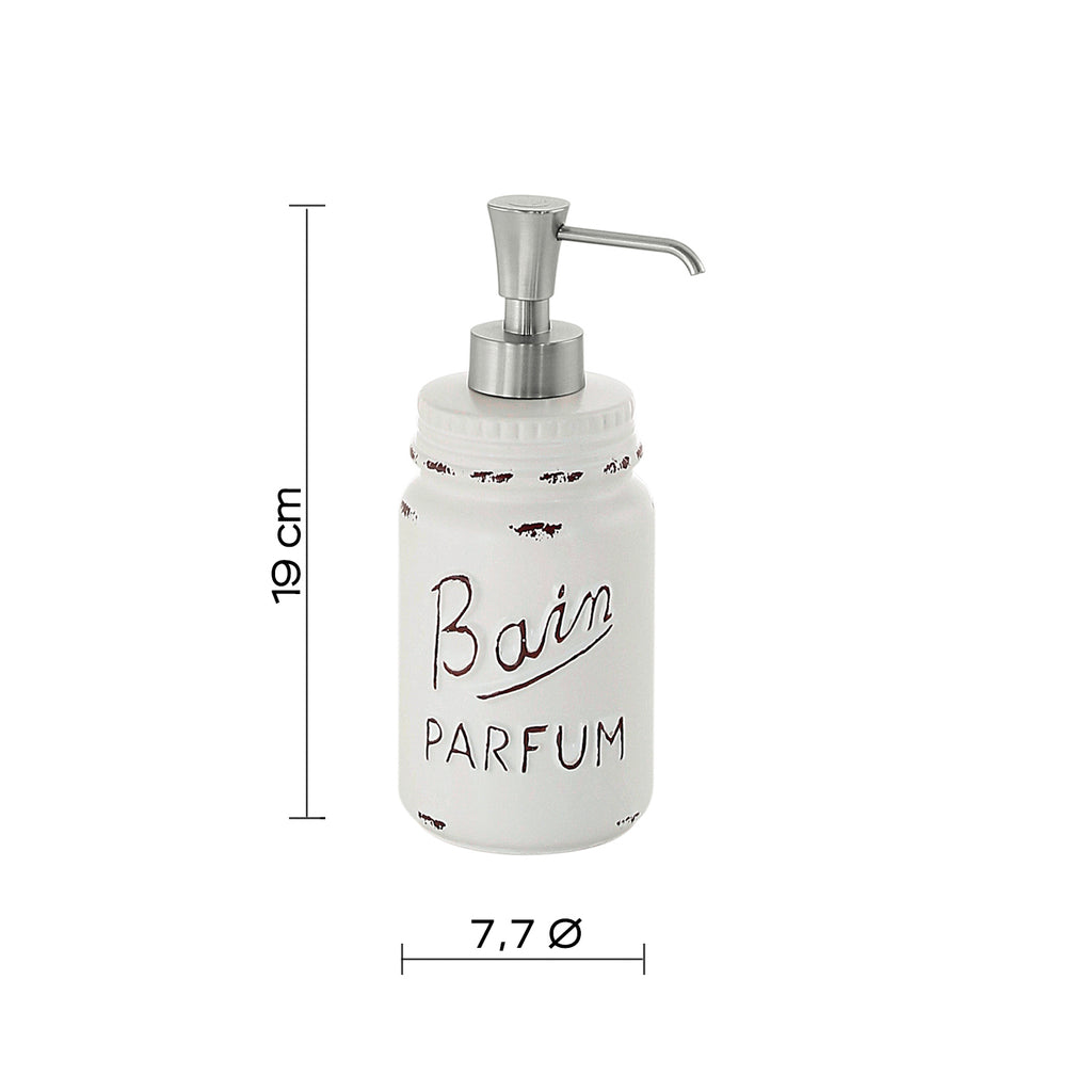 Dispenser sapone in ceramica Gedy serie Catherine - Bianco