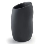 Portaspazzolini da appoggio Gedy serie Iside - Nero Matt