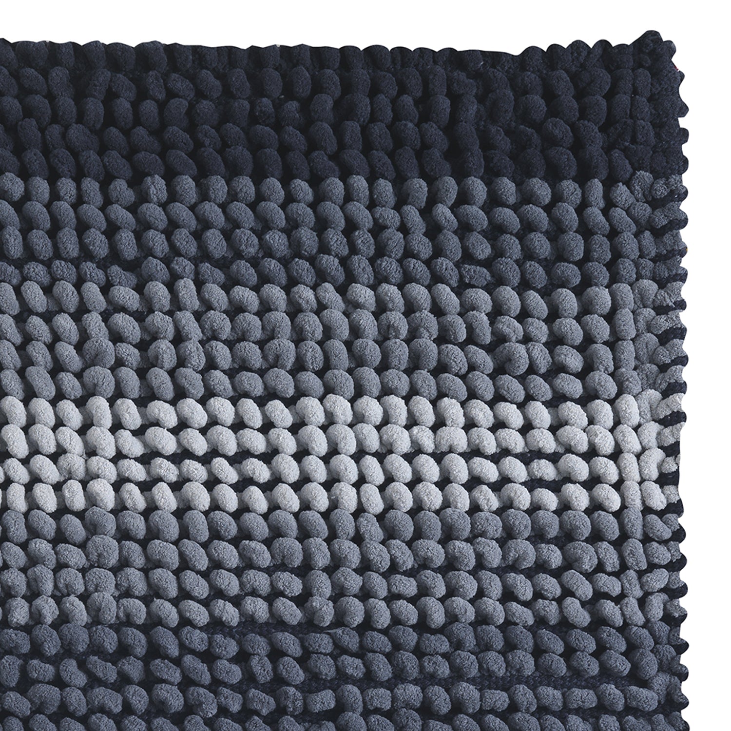 Tappeto 50x50 in cotone e poliestere con fondo antiscivolo Bubble di Gedy - Blu