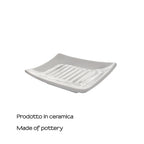 Portasapone in ceramica Gedy serie Verbena - Bianco