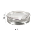 Portasapone da appoggio Gedy serie Vega - Argento