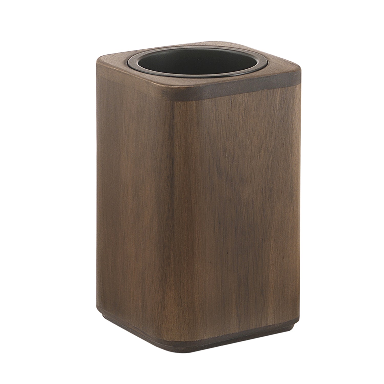 Portaspazzolini da appoggio in bambÃ¹ Gedy modello Dafne - Noce