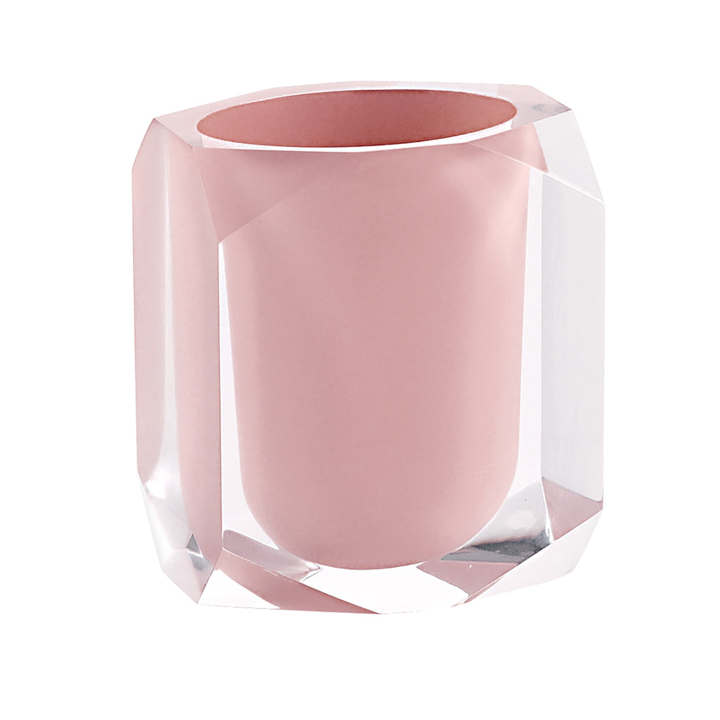 Portaspazzolini Gedy serie Chanelle - Rosa