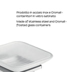 Portasapone in Acciaio Inox di Gedy serie Kansas - Cromato