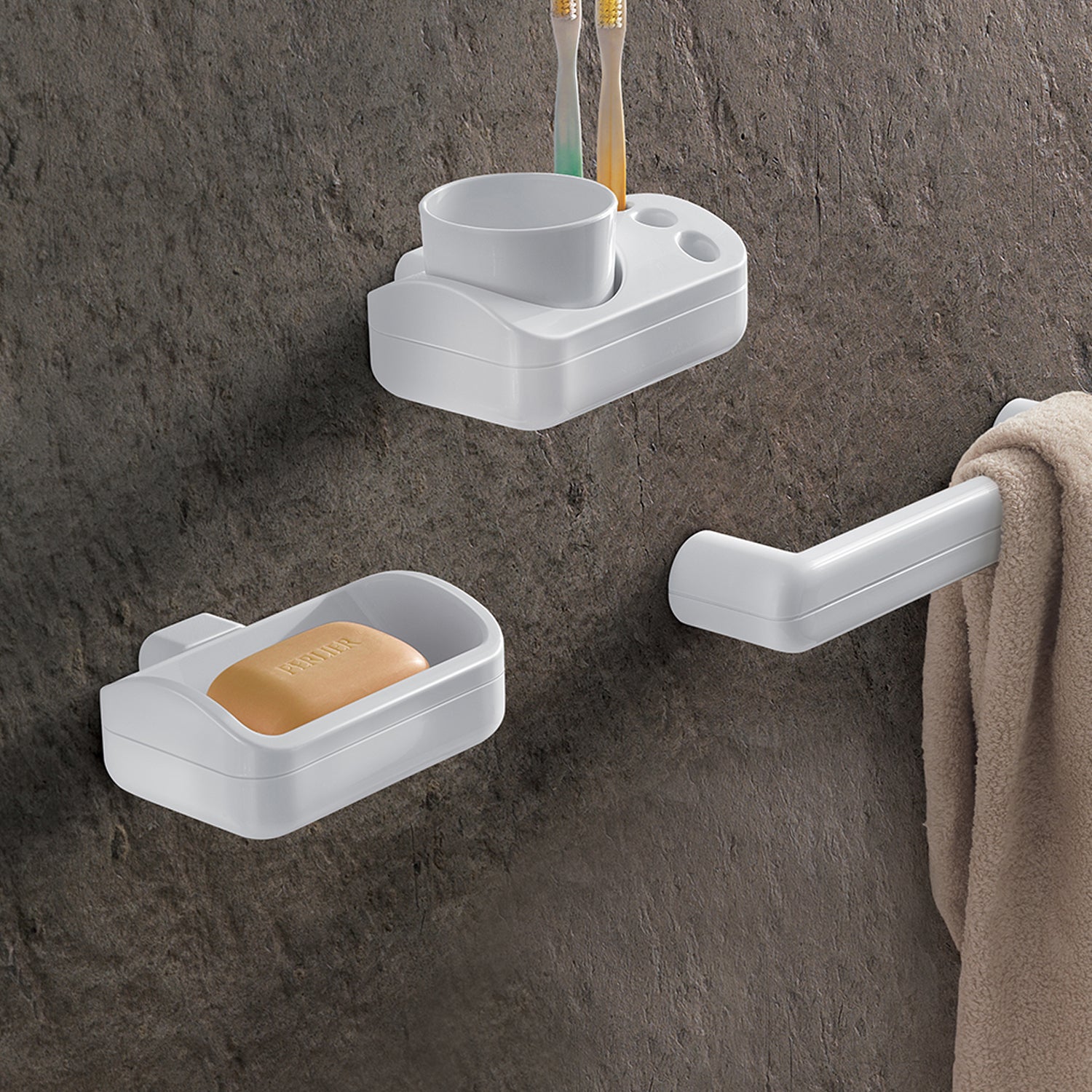 Portasapone a muro di Gedy serie 2900 - Bianco