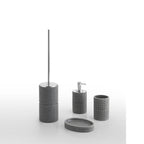 Scopino in resina Gedy serie Petra - Grigio