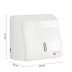 Distributore di salviette di carta max 300 fogli o a rotolo di Gedy - Bianco