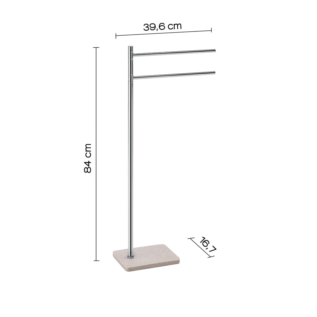 Piantana porta asciugamani ArtÃ¹ di Gedy - Beige