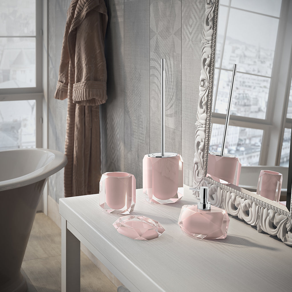 Portasapone Gedy serie Chanelle - Rosa