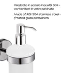 Dosasapone in Acciaio Inox AISI 304 Gedy serie Project - Lucido