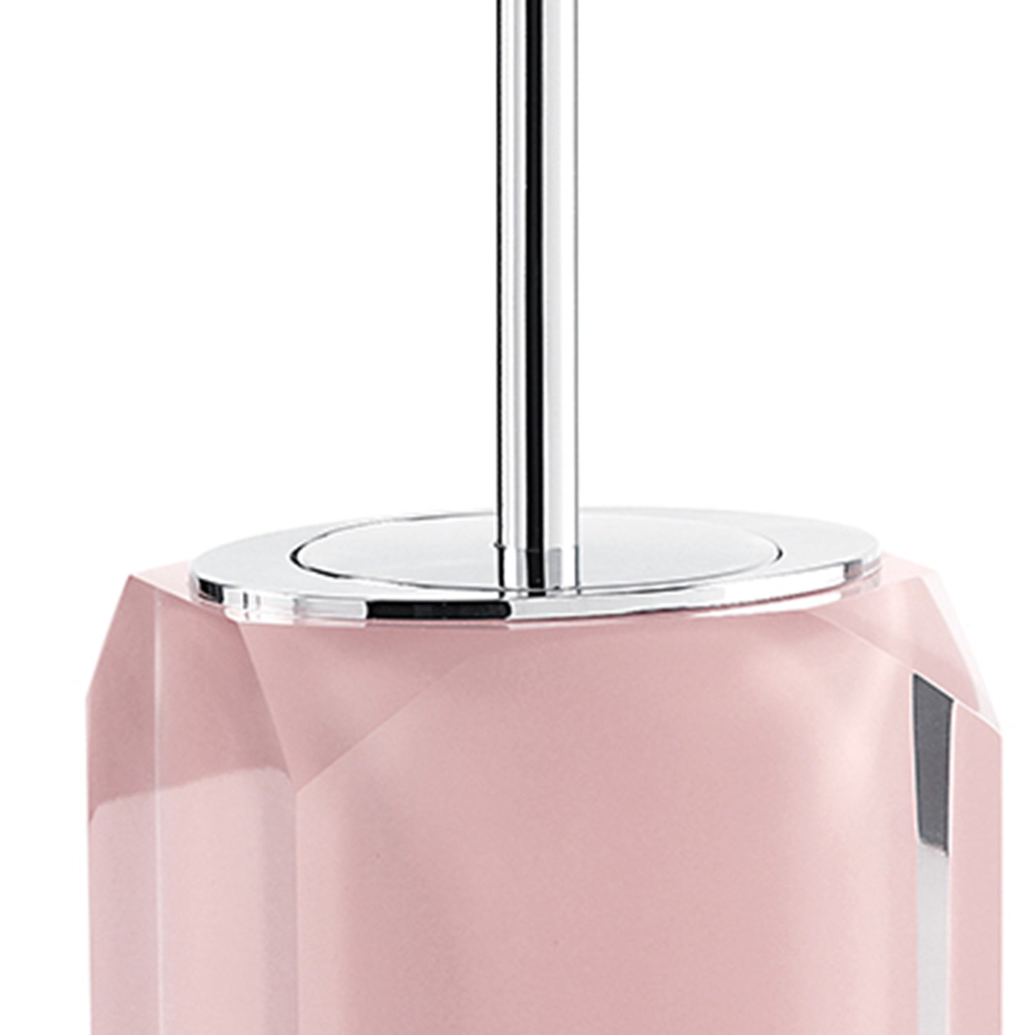 Scopino con ciuffo in setole Gedy serie Chanelle - Rosa