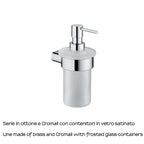 Dosasapone a parete Gedy serie Azzorre - Cromato