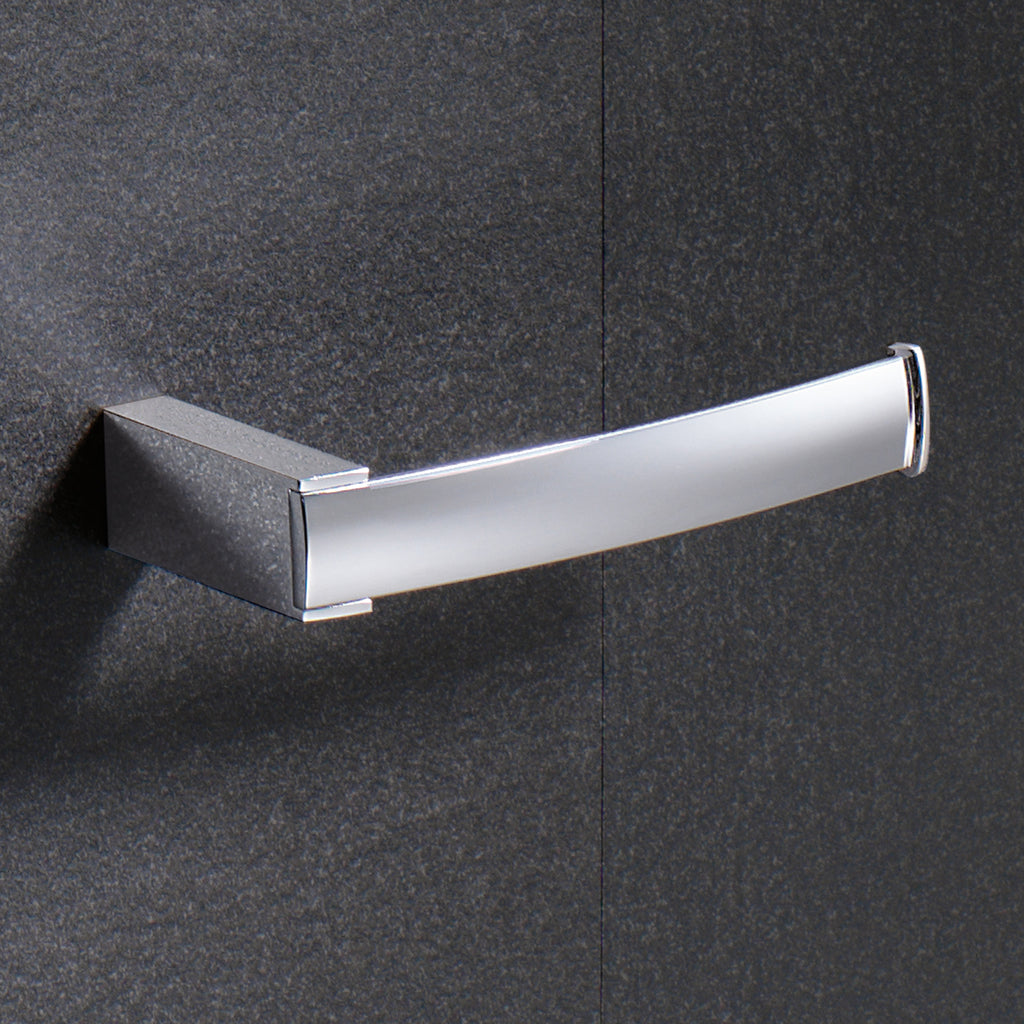 Portarotolo a parete Kent di Gedy - Cromato