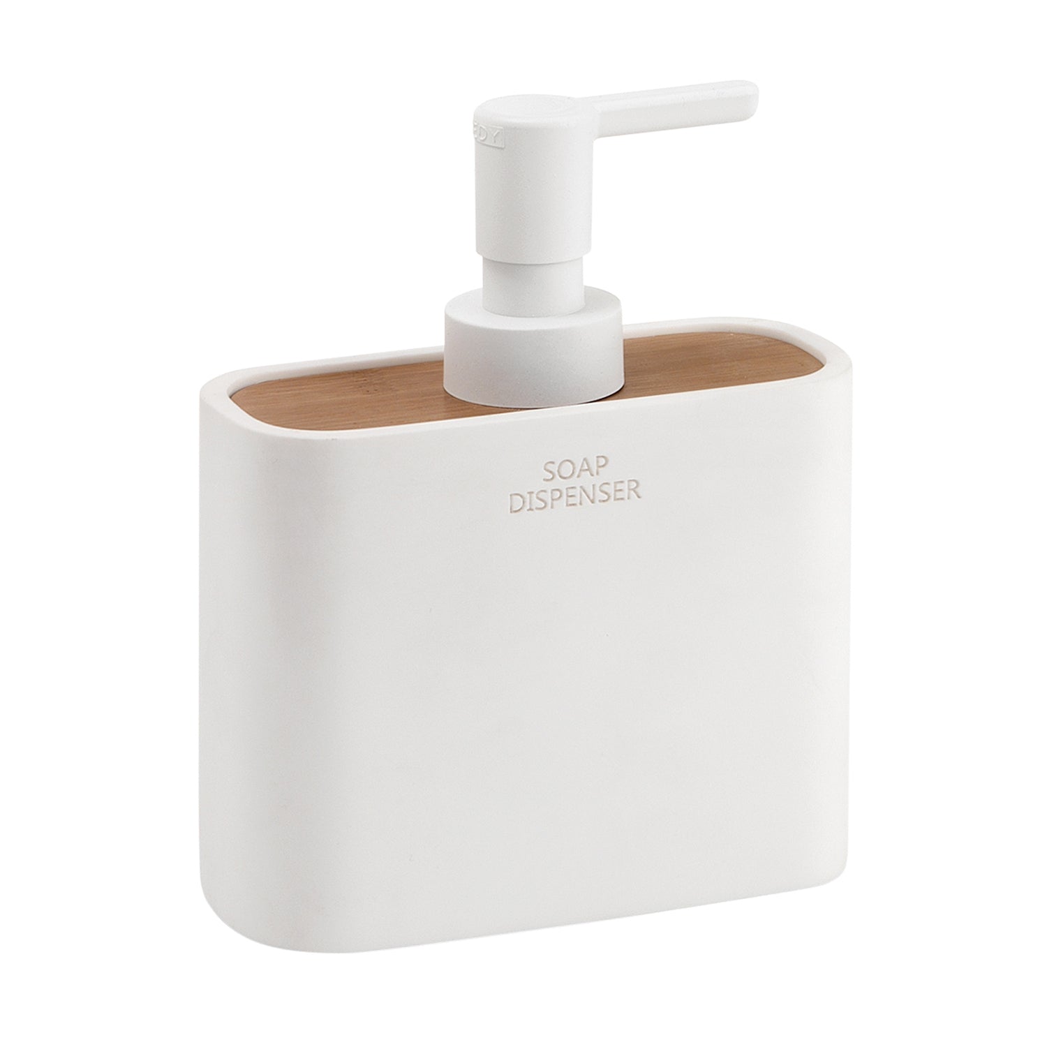 Dispenser sapone da appoggio con erogatore Gedy modello Ninfea - Bianco Matt