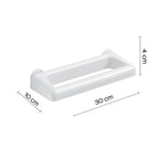 Porta asciugamani 30 cm di Gedy serie Junior - Bianco