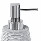 Dosasapone da appoggio in resina Gedy serie Gemini - Bianco