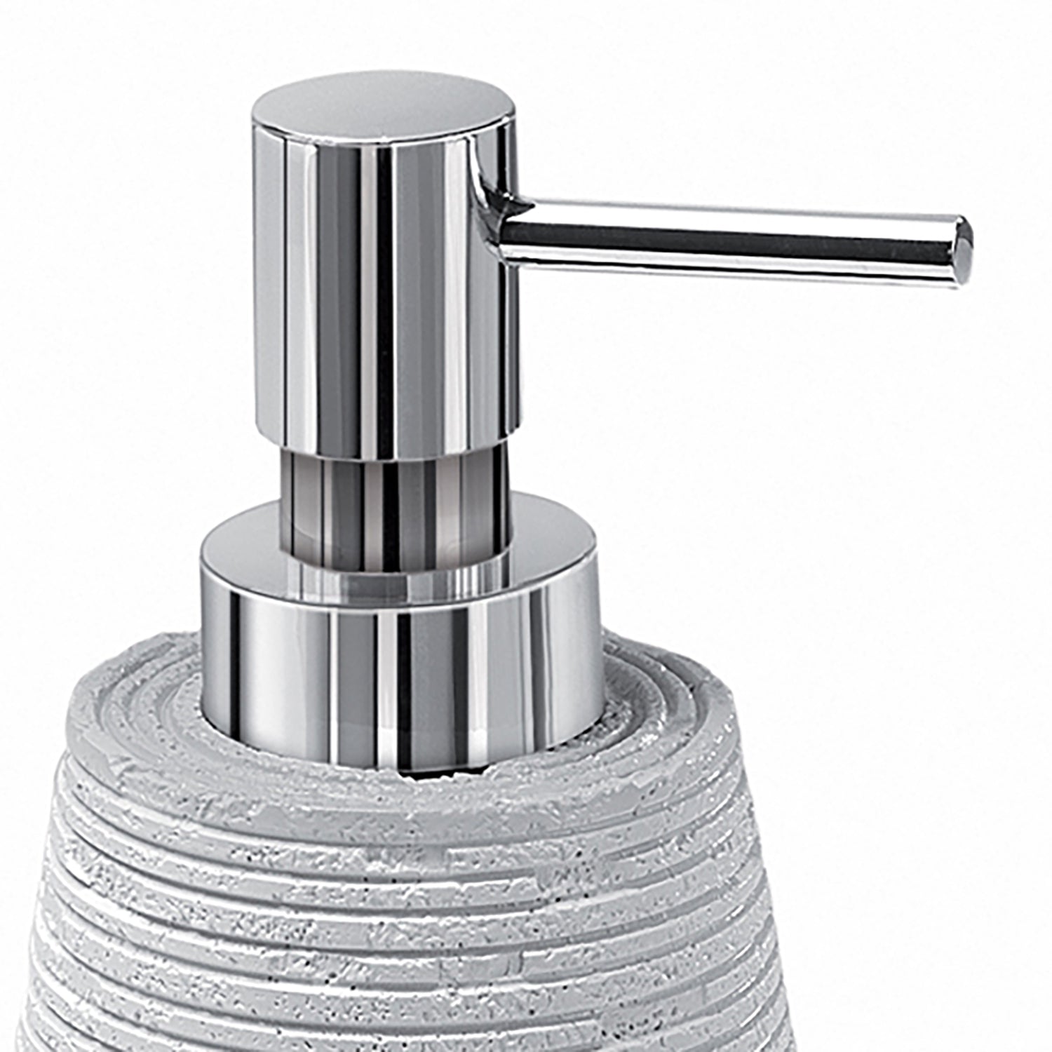 Dosasapone da appoggio in resina Gedy serie Gemini - Bianco