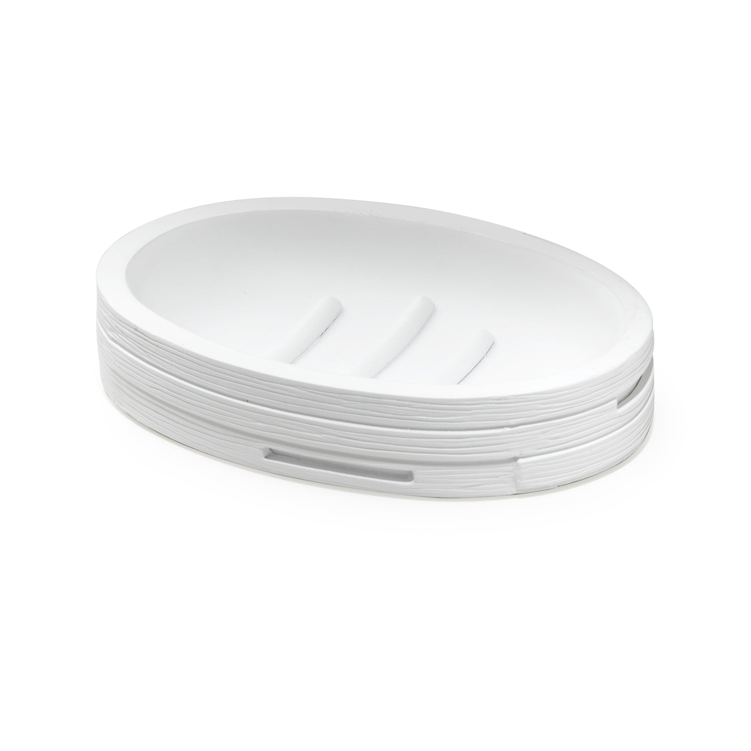 Portasapone in resina Gedy serie Helen - Bianco