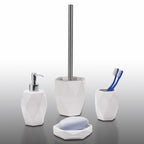 Scopino in ceramica Gedy serie Dalia - Bianco