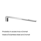 Portasalviette a muro fisso a 1 braccio Gedy serie Pirenei - Cromato