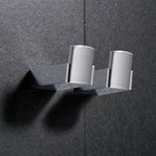 Appendiabiti 2 pezzi a parete Kent di Gedy - Cromato