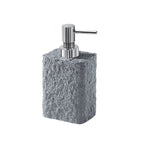 Dispenser sapone da appoggio con erogatore in plastica cromata Gedy modello Aries - Grigio