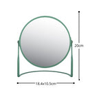Specchio ingranditore da tavolo su base in acciaio modello Akira colore verde