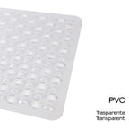 Tappeto antiscivolo vasca 38x60 modello Maim di Gedy - Trasparente