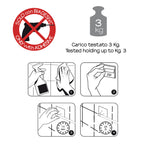 Porta carta igienica in ottone e Cromall Wizard di Gedy - Cromato