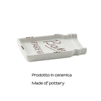 Portasapone in ceramica Gedy serie Catherine - Bianco