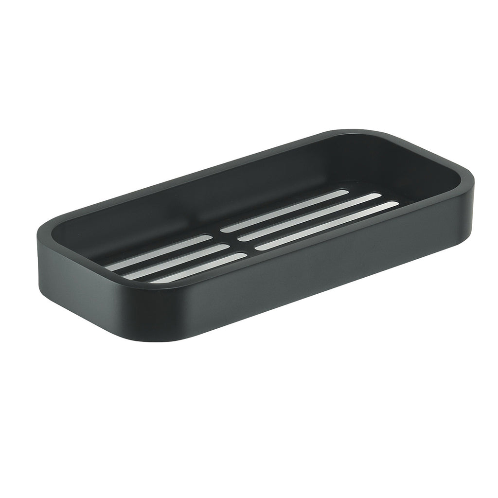 Portaoggetti doccia Rettangolare Outline in Acciaio Inox AISI 304 di Gedy - Nero Matt