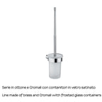 Scopino a parete Gedy serie Azzorre - Cromato