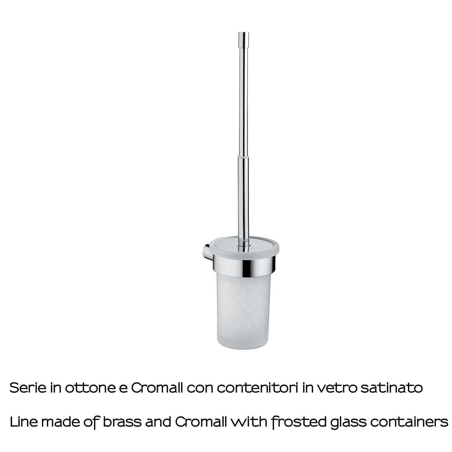 Scopino a parete Gedy serie Azzorre - Cromato