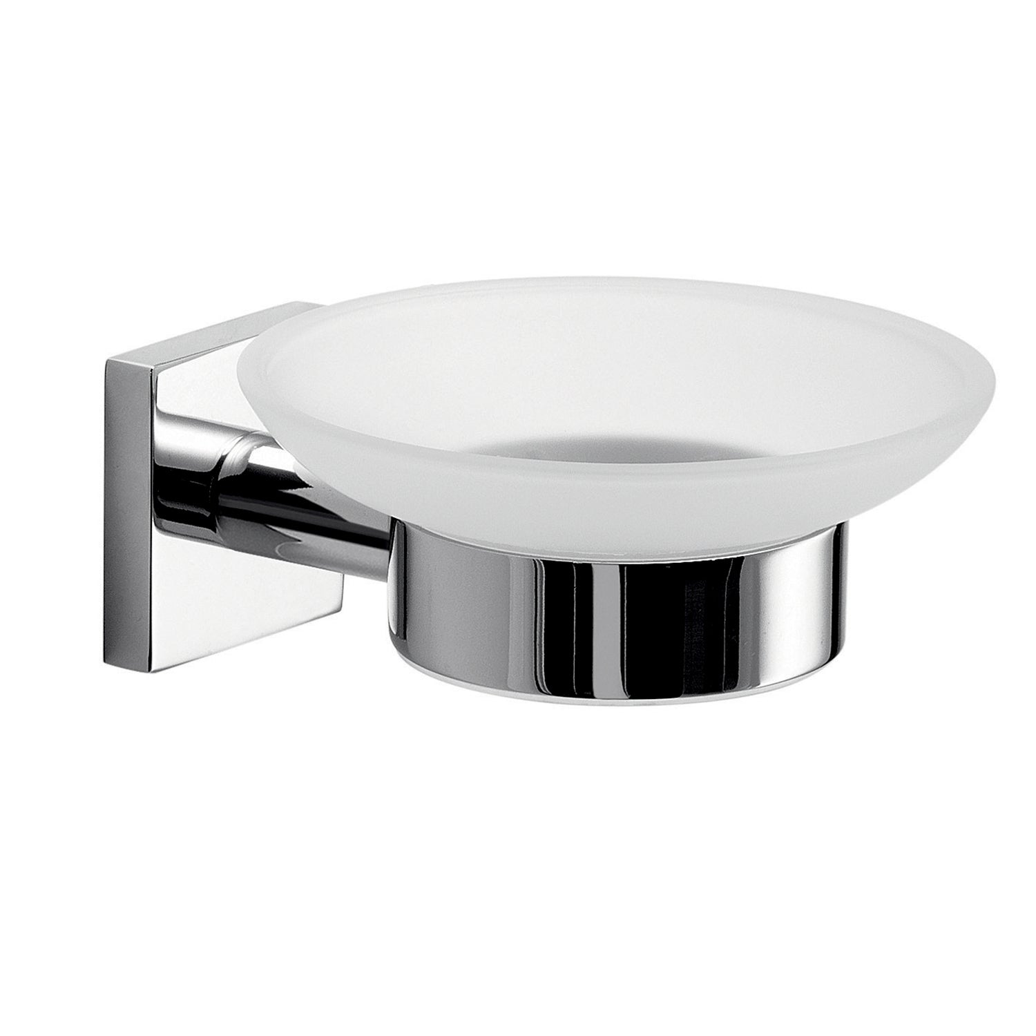 Portasapone a muro Gedy serie Fuji - Cromato
