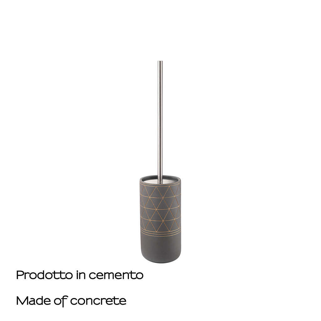 Scopino in cemento Gedy serie Calipso - Grigio