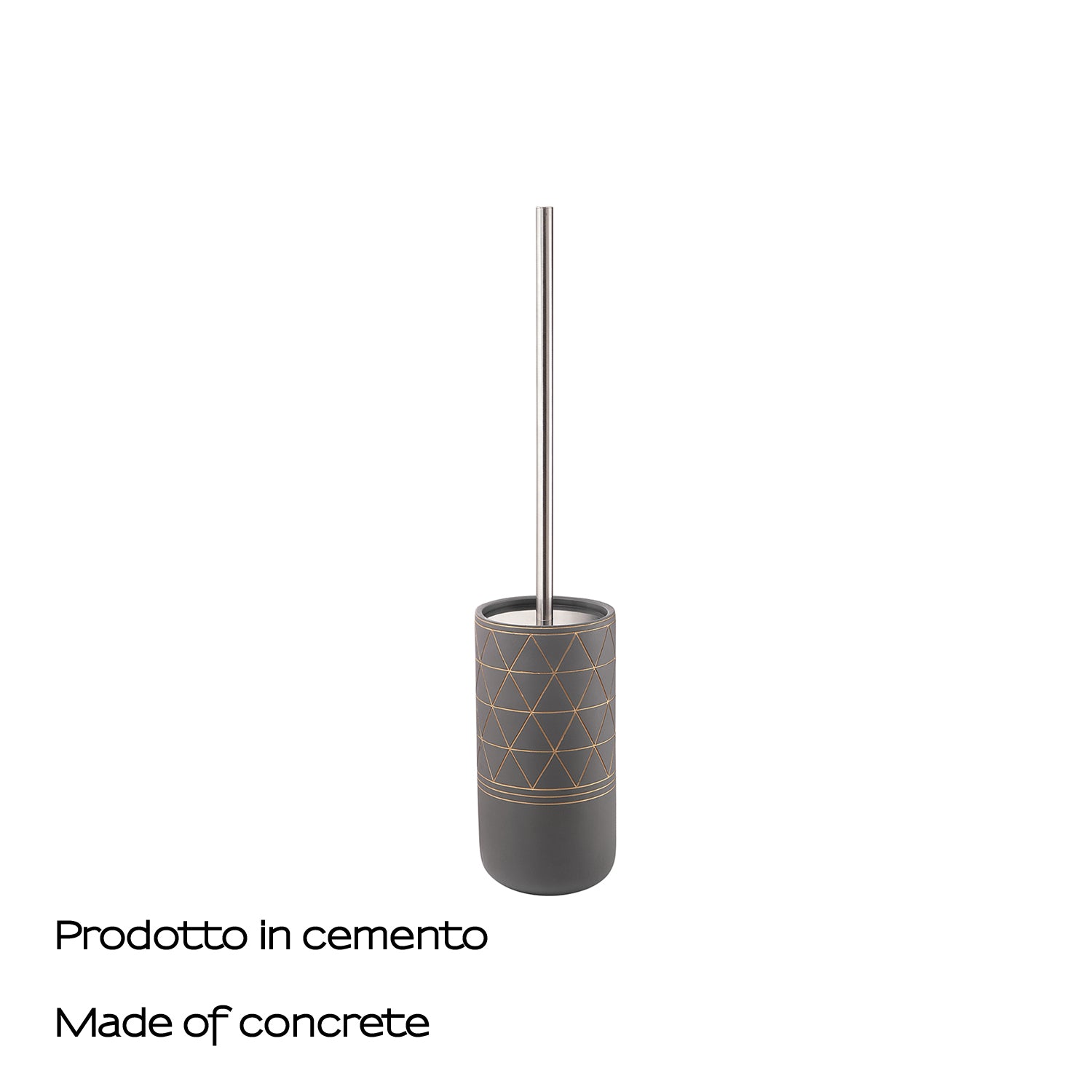 Scopino in cemento Gedy serie Calipso - Grigio