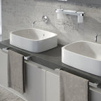 Portasalviette 35 cm a parete Gedy serie Azzorre - Cromato