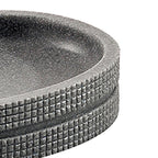 Portasapone in resina Gedy serie Petra - Grigio