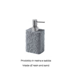 Dispenser sapone da appoggio con erogatore in plastica cromata Gedy modello Aries - Grigio