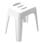 Sgabello grande per sedile da doccia modello HOCKER bianco - Max 130