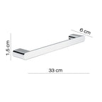 Portasalviette 35 cm a parete Gedy serie Azzorre - Cromato