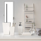 Scopino in ceramica Gedy serie Karima - Bianco