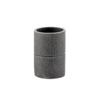 Portaspazzolini in resina Gedy serie Petra - Grigio