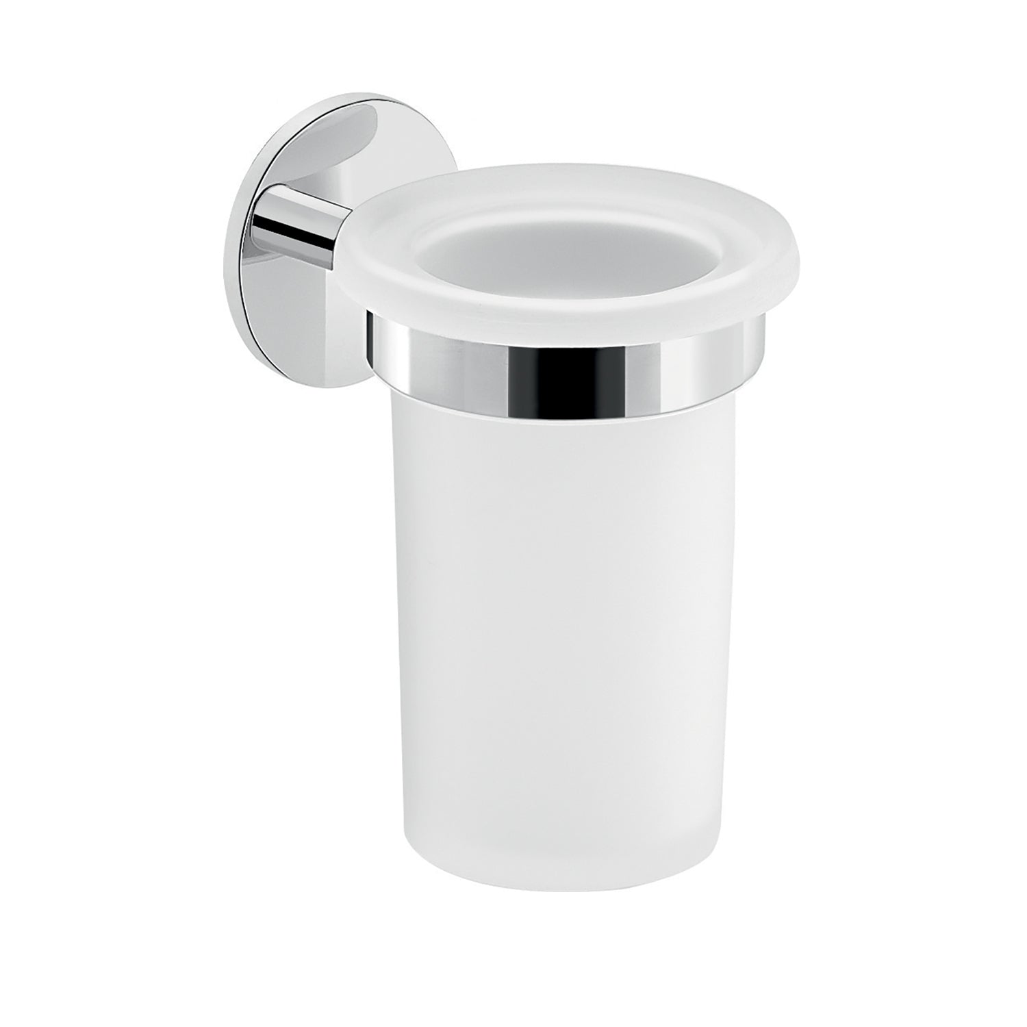 Portaspazzolini a muro Gedy serie Gea - Cromato