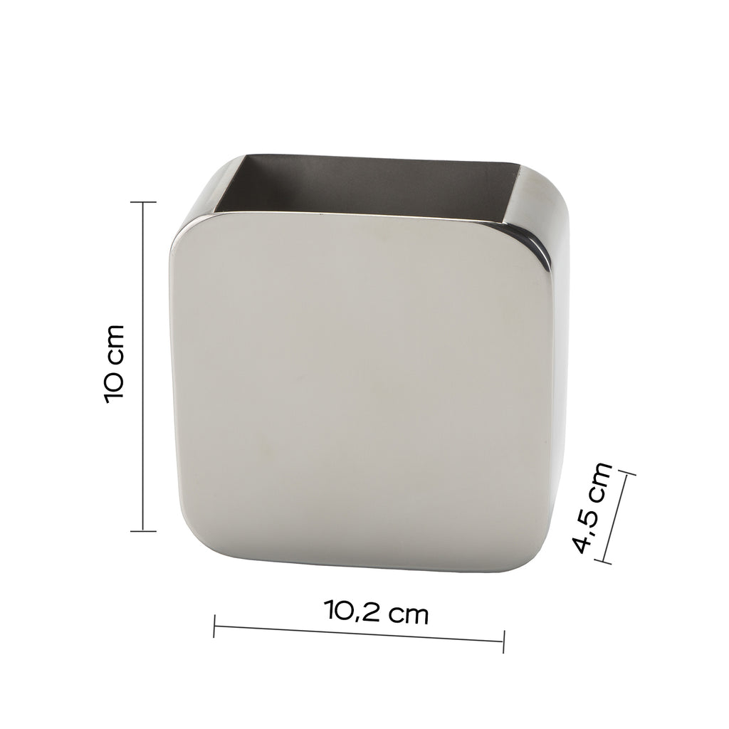 Portaspazzolini in Acciaio Inox Gedy serie Polaris - Lucido