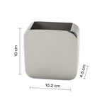 Portaspazzolini in Acciaio Inox Gedy serie Polaris - Lucido