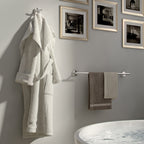 Portasalviette 35 cm a muro in Acciaio Inox Eros di Gedy - Cromato