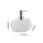 Dosasapone con erogatore in plastica cromata Gedy serie Chanelle - Bianco